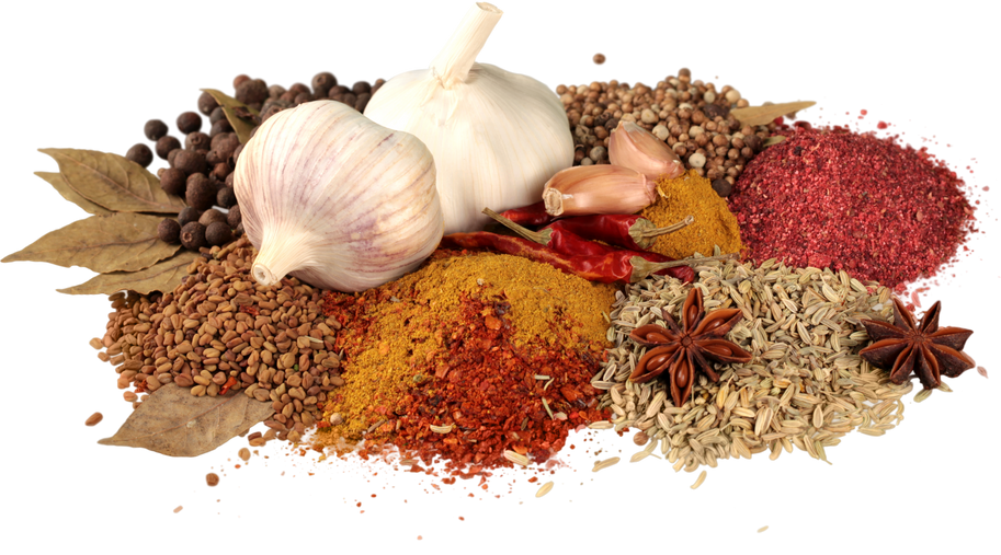 Variety of Dried Spice -