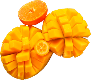 Orange manggo exotic fruits